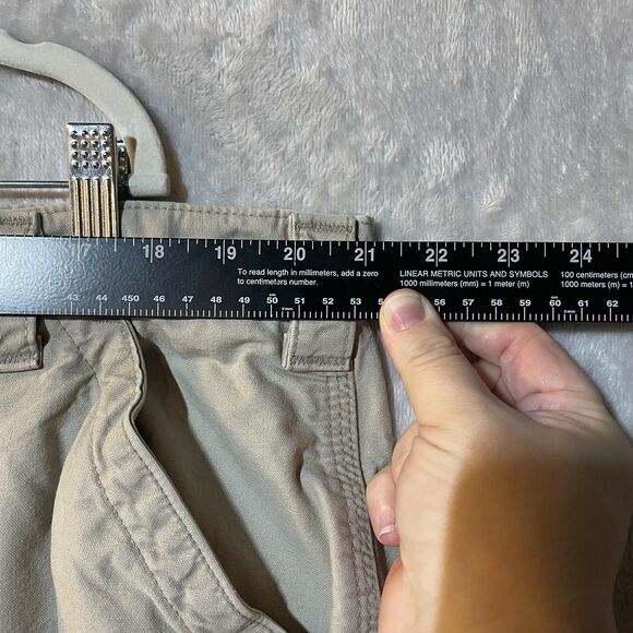 Carhartt Cargo Carpenter Pants B151 TAN Original Dungaree Fit Mens 44/30 - Picture 8 of 16